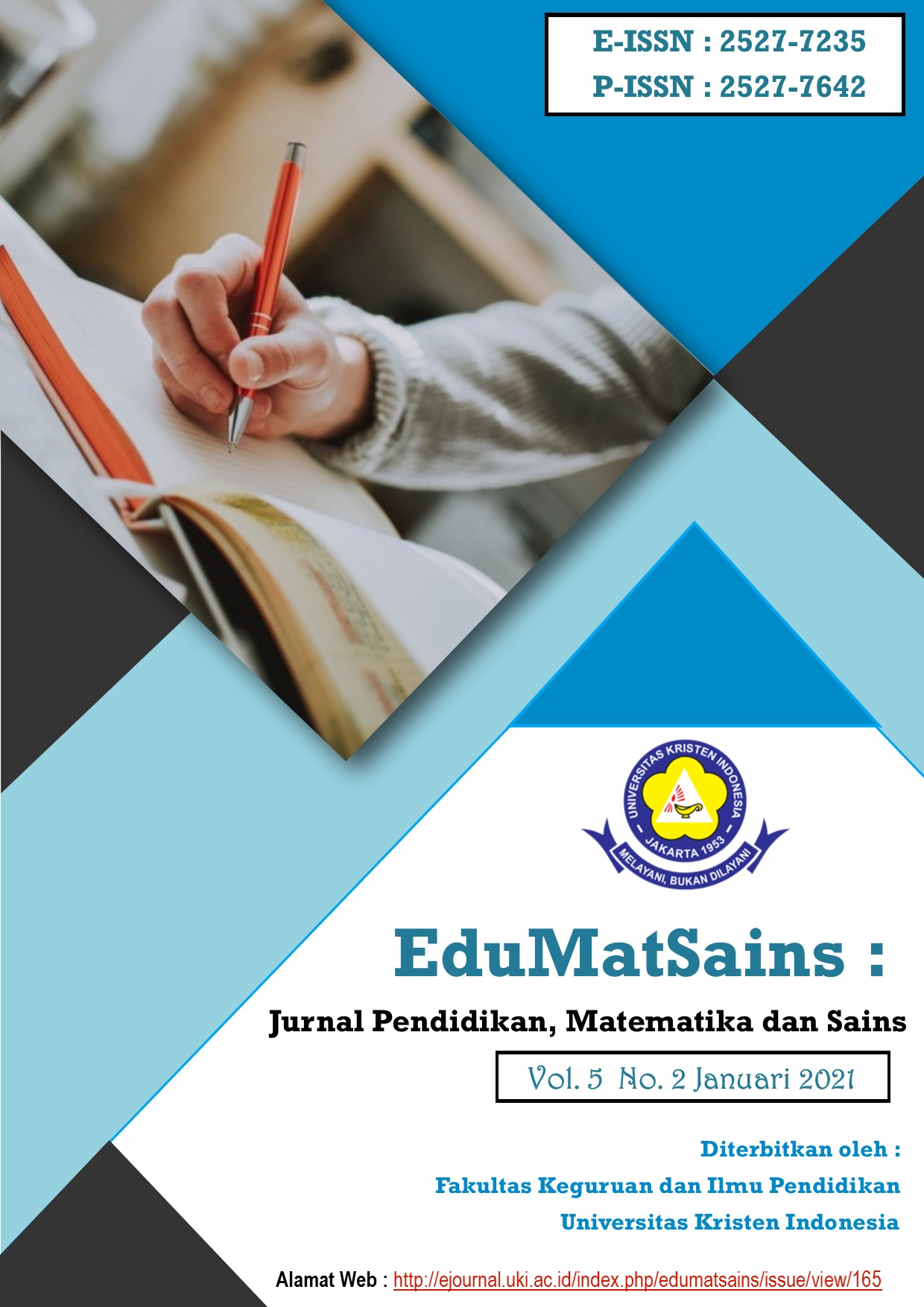EduMatSains : Jurnal Pendidikan, Matematika dan Sains