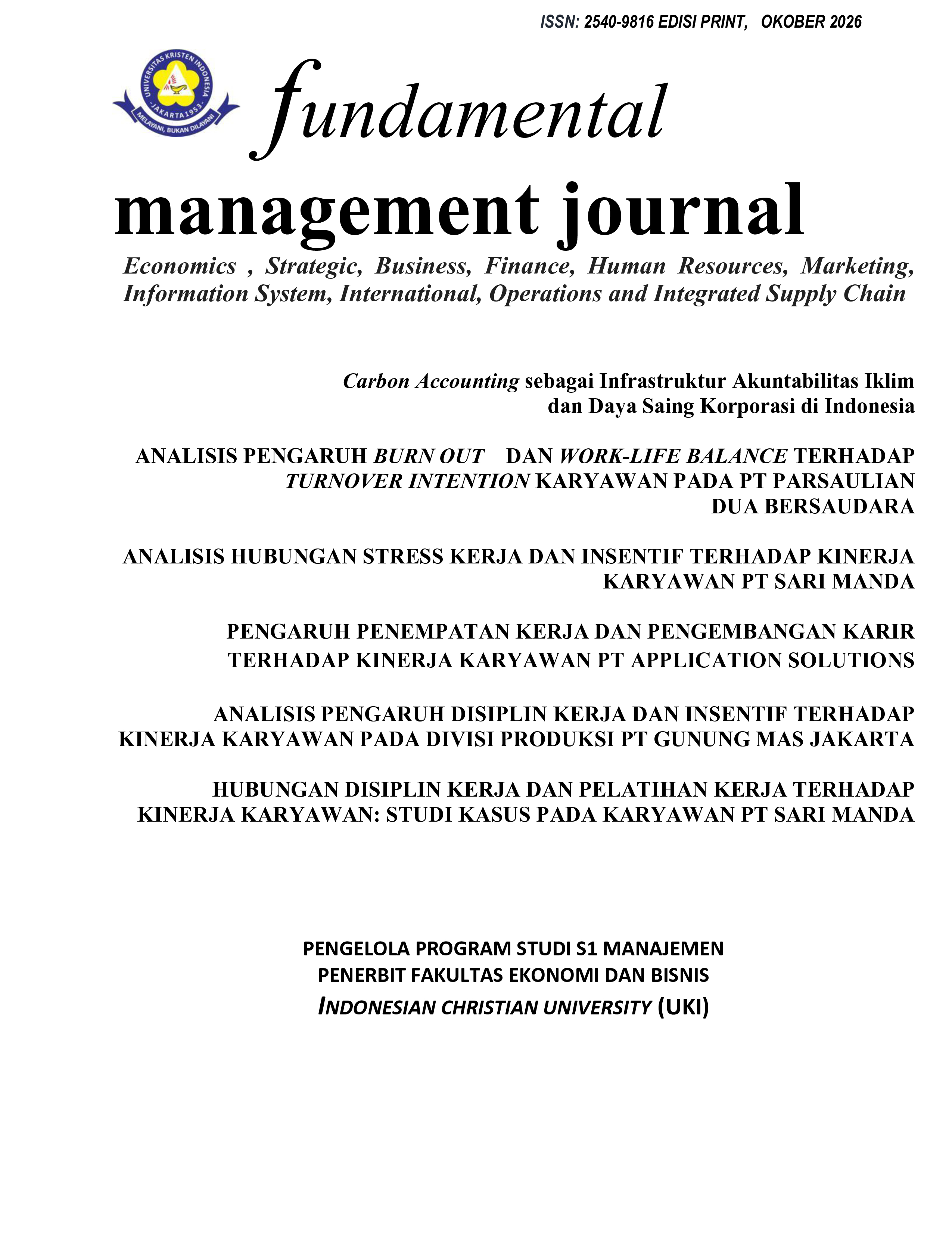 					View Vol. 11 No. 2 (2026): ISSN:2540 -9816 EDISI PRINT, Oktober  2026
				