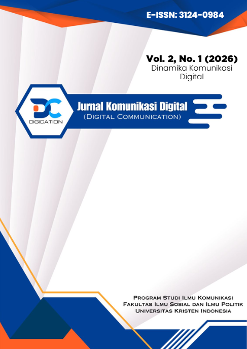 					Lihat Vol 2 No 1 (2026): Dinamika Komunikasi Digital 
				